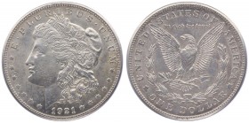 USA
 Dollar 1921 S San Francisco. 25,72g. KM 110 vz