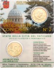 Vatikan Benedikt XVI.
 50 Cents 2011 in originaler City - Coincard Nr. 2, 86x54mm. Rom. 12,2g stgl