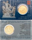 Vatikan Benedikt XVI.
 50 Cents 2012 in originaler City - Coincard Nr. 3, 86x54mm. Rom. 12,2g stgl