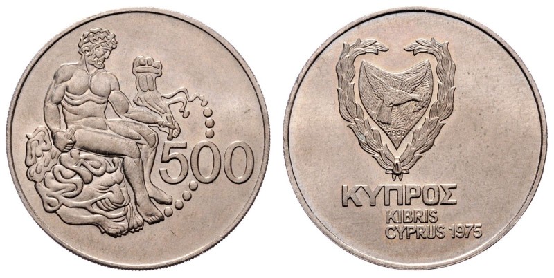 Zypern nach 1945
 500 Mils 1975 stgl