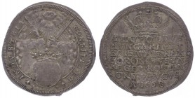 Leopold I. 1657 - 1705
 1/8 Taler o. J. auf die Krönung. 4,34g. Novak IX E 9b vz