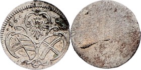 Leopold I. 1657 - 1705
 2 Pfennig 1694 Wien. 0,55g. Her. 2061 vz