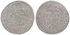 Leopold I. 1657 - 1705
 VI Kreuzer 1672 SHS Breslau. 2,92g. Her. 1202 ss/vz