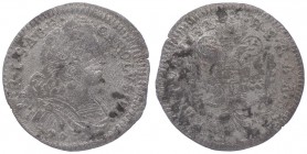 Karl VI. 1711 - 1740
 20 Soldi 1732 Mantova. 2,94g. Her. 1123, MIR 1123, CNI 5 s/ss