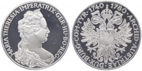 Maria Theresia 1740 - 1780
 Ag - Medaille o. J. (ca. 2018) Jubiläum. 50,02g PP