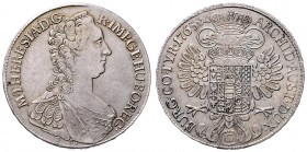 Maria Theresia 1740 - 1780
 Taler 1765 G Günzburg. 27,79g. Her. 491 ss