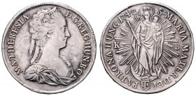 Maria Theresia 1740 - 1780
 Taler 1742 KB Kremnitz. 28,50g. win. Hsp. Her. 563, Eyp. 241 ss
