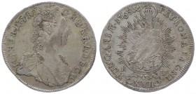 Maria Theresia 1740 - 1780
 XVII Kreuzer 1765 KB Kremnitz. 6,06g. Her. 1073, Eyp. 272. ss