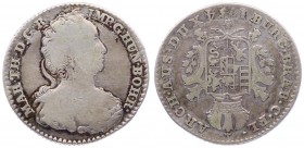 Maria Theresia 1740 - 1780
 1/4 Dukaton 1754 Antwerpen. 8,02g. Her. 1915 f.ss