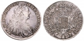 Franz I. Stephan von Lothringen 1745 - 1765
 Taler 1751 HA Hall. 28,04g. justiert im Rv. Her. 129 ss