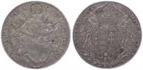 Joseph II. als Alleinregent 1780 - 1790
 Madonnentaler 1783 B Kremnitz. 27,97g. Her. 148 ss+