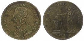 Franz II. 1792 - 1806
 Me - Jeton o. J. Heil dem Sieger, Dm 22 mm. Wien. 2,99g ss/vz