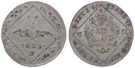 Franz II. 1792 - 1806
 Heller 1793 H Günzburg. 0,90g. Her. 1141 ss