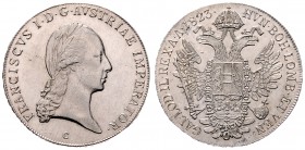 Franz I. 1806 - 1835
 Taler 1823 C Prag. 28,10g. Fr. 172 vz/stgl