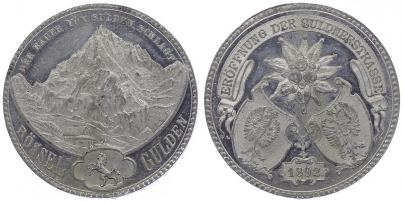 Franz Joseph I. 1848 - 1916
 Rössel Guden 1890 Meran. 14,53g. win. Rf. Morosini...