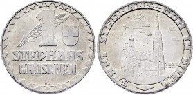 2. Republik 1945 - heute
 Stephansgroschen 1950 Wappen Wien. Wien. 2,48g stgl