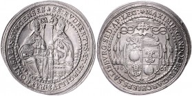 Salzburg - Erzbistum Max Gandolph Graf Kuenburg 1668 - 1687
 1/2 Taler 1668 Salzburg. 14,39g. HZ 2005 vz/stgl