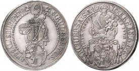 Salzburg - Erzbistum Johann Ernst Graf Thun Hohenstein 1687 - 1709
 Taler 1702 Salzburg. 29,27g. HZ 2174 vz/stgl