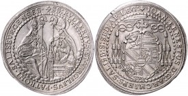 Salzburg - Erzbistum Johann Ernst Graf Thun Hohenstein 1687 - 1709
 1/2 Taler 1687 Salzburg. 14,54g. min. Kratzer. HZ 2182 vz/stgl