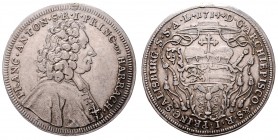 Salzburg - Erzbistum Franz Anton von Harrach 1709 - 1727
 1/2 Taler 1714 Salzburg. 14,41g. win. Hsp. HZ 2435 ss