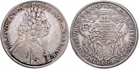 Salzburg - Erzbistum Franz Anton von Harrach 1709 - 1727
1/2 Taler 1717 Salzburg. 14,26g. HZ 2441 ss+