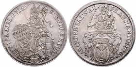 Salzburg - Erzbistum Franz Anton von Harrach 1709 - 1727
 1/4 Taler 1712 Salzburg. 7,28g. HZ 2454 vz