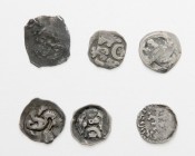 Welt gemischt
 Lot 6 Stück diverse Pfennige, z.B. Austria Ottokar II. 1251-76