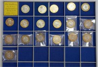 2. Republik 1945 - heute
 Lot 18 Stück, 50 Schilling Serie 1996 - 2001, 9 Stk. in stgl und 9 Stk. in Hgh stgl - Hgh