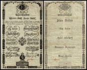 Wiener Stadt Banco (Gulden)
 10 Gulden 1.6.1806, Richter-40, K&K-42a II/III