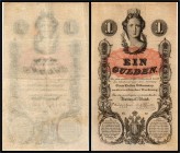 Priv. Österreichische Nationalbank
 1 Gulden 1858, Richter 128, K&K 91a III