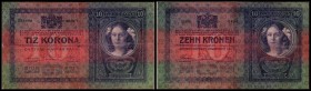 Österreichisch-ungarische Bank (Kronen)
 Lot 30 Stück, 10 Kronen 1904, Richter-153, K&K-116a III/IV
