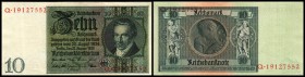 Österreichische Nationalbank
 Lot 2 Stück, 10.000 Konen/1 Schilling 2.1.1924, Richter-222,223, K&K-175a,177a III/II