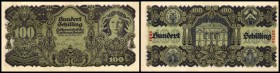Österreichische Nationalbank (ab 1945)
 100 Schilling 29.5.1945, P. dick, Richter-268, K&K-223b I/I-
