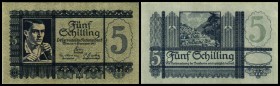 Österreichische Nationalbank (ab 1945)
 5 Schilling 4.9.1945, dklblaugrün, Richter-273aI, K&K-228b I