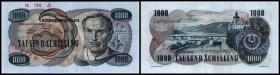 Österreichische Nationalbank (ab 1945)
 1000 Schilling 2.1.1961 MUSTER mit KN, ph?, Richter-291a, K&K-246s II+