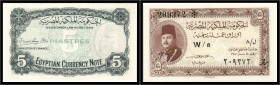Central Bank
 5 Piaster (L.1940) Ser.W/8, P-165a I