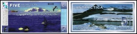5 Ant.$ 1.3.1996 - 31.12.2001, Robben, Wale, Möven (private Unterstützungsscheine für Forschungsprojekte, einlösbar in US $) I