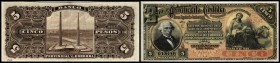 Banco Provincial de Cordoba
 5 Pesos 1.1.1889 Blankette, zu P-S742 II/III