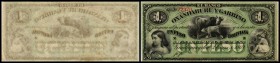 (Banco) Oxandaburu y Garvino
 1 Peso 2.1.1869, Blankette, P-S1782r I