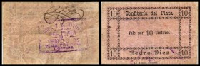 Diaz Notgeld
 10 centavos o.D., Cafeteria del Plata/Pedro III