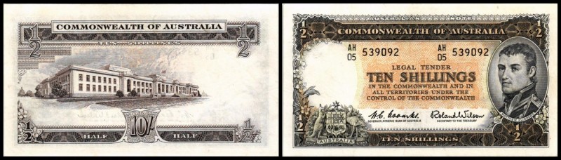 Commonwealth (Reserve Bank)
 10 Shillings o.D.(1961/65) P-33a I/II