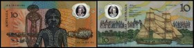 Australia (Reserve Bank)
 10 Dollars 26.1.1988, P-49a AA I