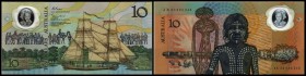 Australia (Reserve Bank)
 10 Dollars o.D.(1988) P-49b AB I