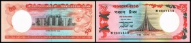 Bangladesh Bank
 50 Taka o.D.(1987/Sign. G4) KN 7-stellig, P-28a I