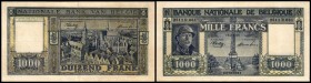 Königreich / Nationalbank
 1000 Francs 28.4.1945, P-128b III+