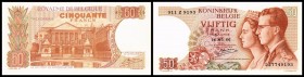 Königreich / Nationalbank
 50 Francs 16.5.1966, Serie Z, Sign. 20, P-139 I