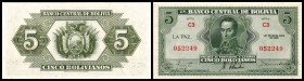 Banco Central / 1. Ausgabe L.1928
 5 Bol. L.1928, Ser.C3, P-129 I