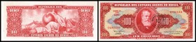 Republica dos Estados Unidos / Valor Recebido
 10 Cent./100 Cruz. o.D.(1967 MINISTRO ) P-185b I