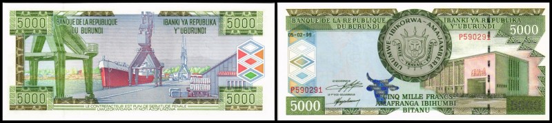 Republik
 5000 Francs 5.2.1999, P-42a I