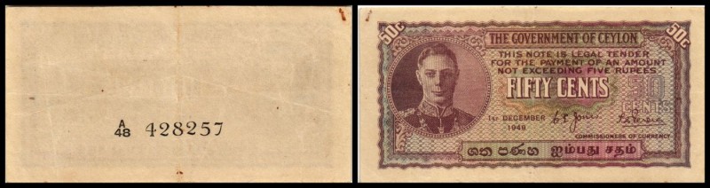 Government
 50 cent 1.12.1949, P-45b, min. Rostspur III
